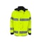 Neese Public Safety Hi-Vis Reversible Rain Jacket, Single Ply Polyurethane Coated Nylon, Class 3 Type P UN003-03-1-LBK-XS - alternate 1